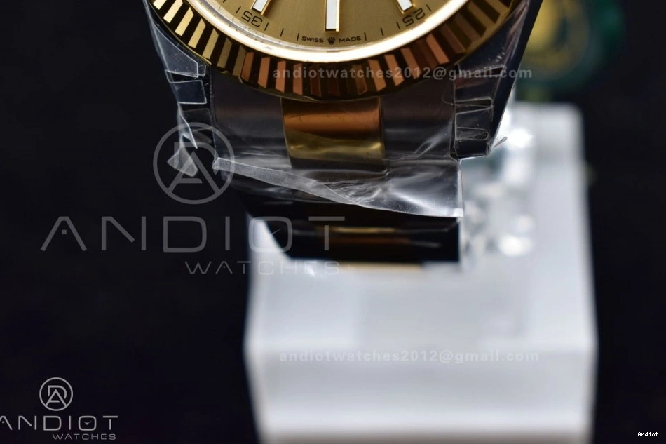 Edition Bracelet DateJust VSF 904L YG VS3235 Dial Best SS YG 41 126333 on 1:1 Oyster 1122